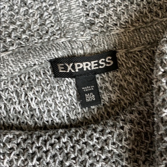Express Gray Batwing sweater - Picture 2 of 2